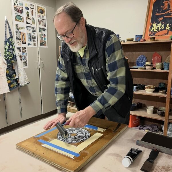Block Printing with Woody Woodcock
